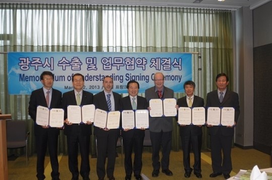 [광주] 강운태 시장, 프랑크푸르트서 4000만 달러 수출협약