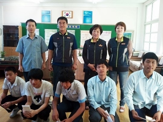 [순천] 황전 의용소방대원 사랑의 장학금 전달