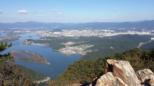 [춘천] 삼악산 정상 전망대 설치