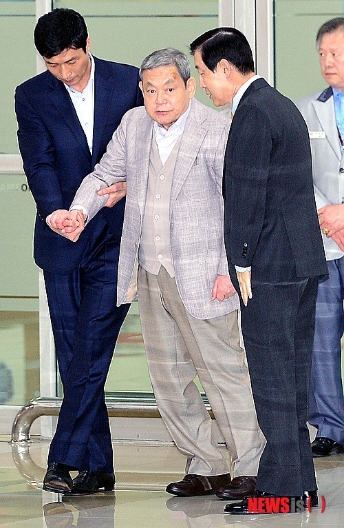 삼성그룹 이건희 회장, 건강 호전 중