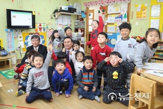 [포토] 구본영 천안시장 2015년 현장중심 찾아가는 행정 어린이집 방문