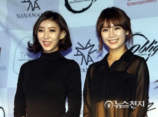 [포토] 퀸비즈 이루미·지니, 웃음꽃 활짝
