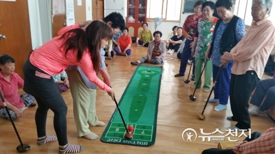 [목포] 힐링서비스 조경란 강사, 어르신들 건강 책임진다