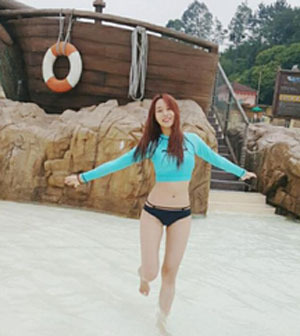 복면가왕 베스티 유지, 래쉬가드 입고 우월 몸매 시선강탈