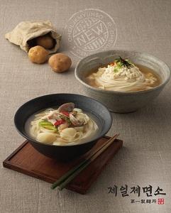제일제면소 강릉 감자 닭칼국수·초당 순두부국수 선봬