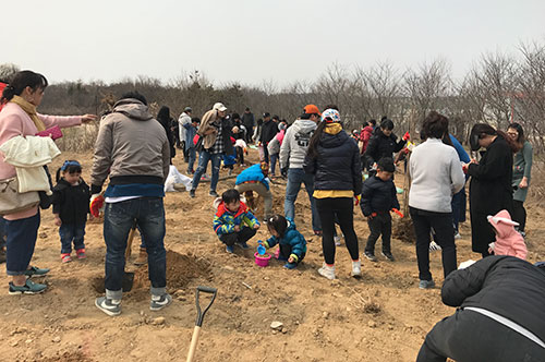 SL공사, 녹색바이오단지에 나무심기 행사