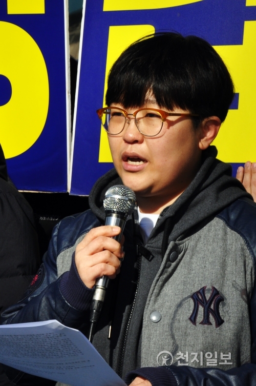임종린 지회장 우리가 원하는 것은 직접고용이다