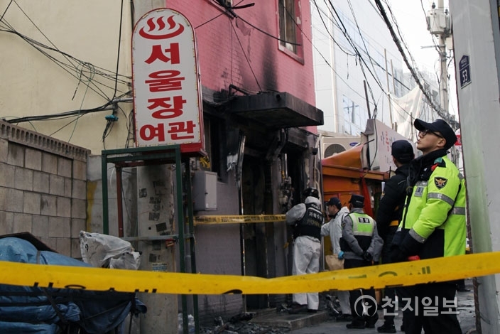 종로구 여관 방화 사망자 1명 늘어… 희생자 총 6명으로