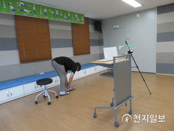 남원주 건강생활센터, 실시간 온라인 영상 운동 교실 운영