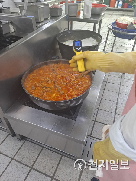 광주동·서부교육지원청, 유치원 급식 위생 안전 점검