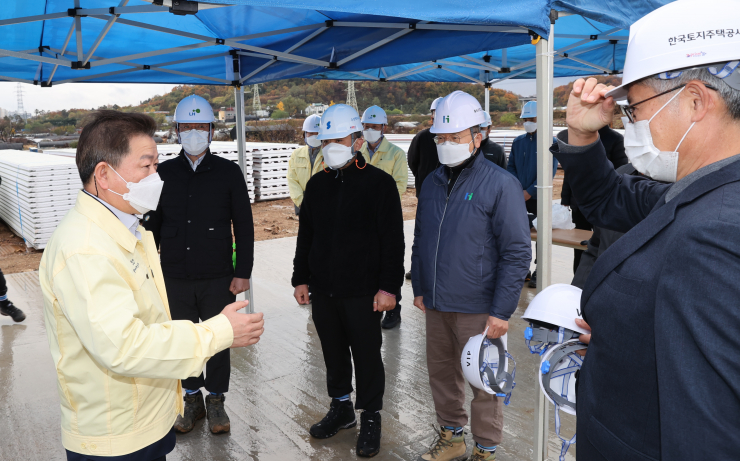 박승원 광명시장, 광명시흥 일반산업·유통단지 공사현장 안전관리 철저 당부