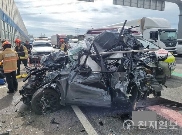서평택IC~서울 방향 서해안 고속도로서 교통사고