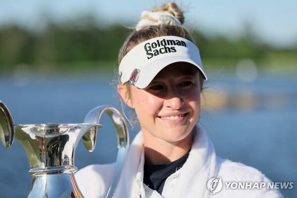 넬리 코다, LPGA 메이저 셰브론 챔피언십 우승… LPGA 투어 최다 5연승 타이
