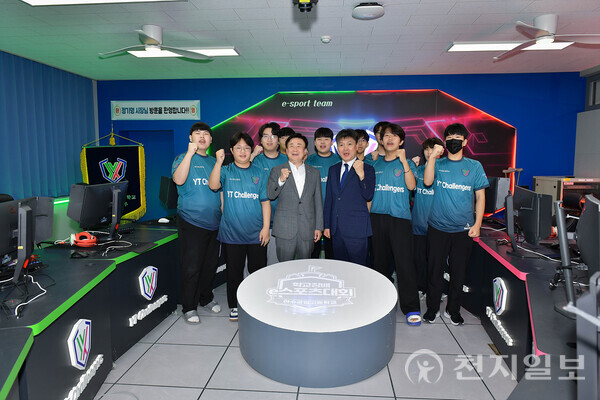 정기명 여수시장, 여수공업고등학교 e스포츠부 격려