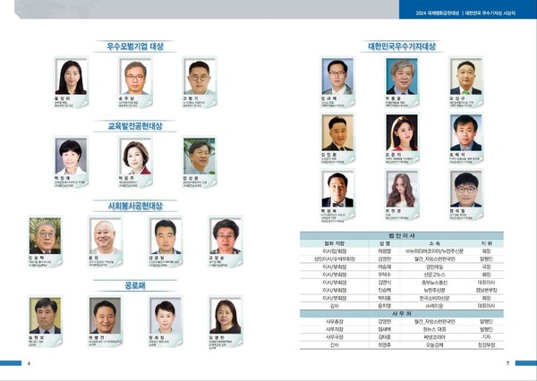 한국기자연합회, 제7회 국제평화공헌대상 수상자 발표