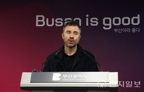[포토] 이기대 예술공원 자문위원 건축가 토마스 헤더윅