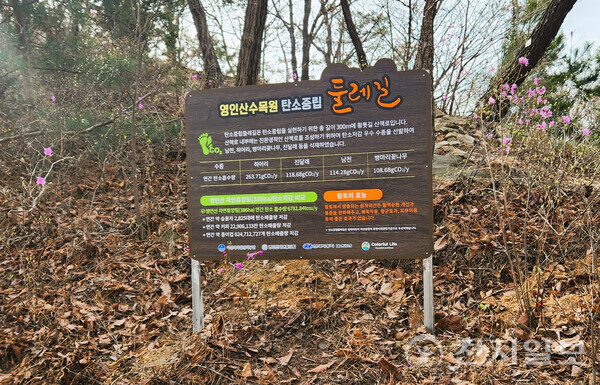 아산시시설관리공단-현대차 아산공장, 영인산수목원 탄소중립 둘레길 조성