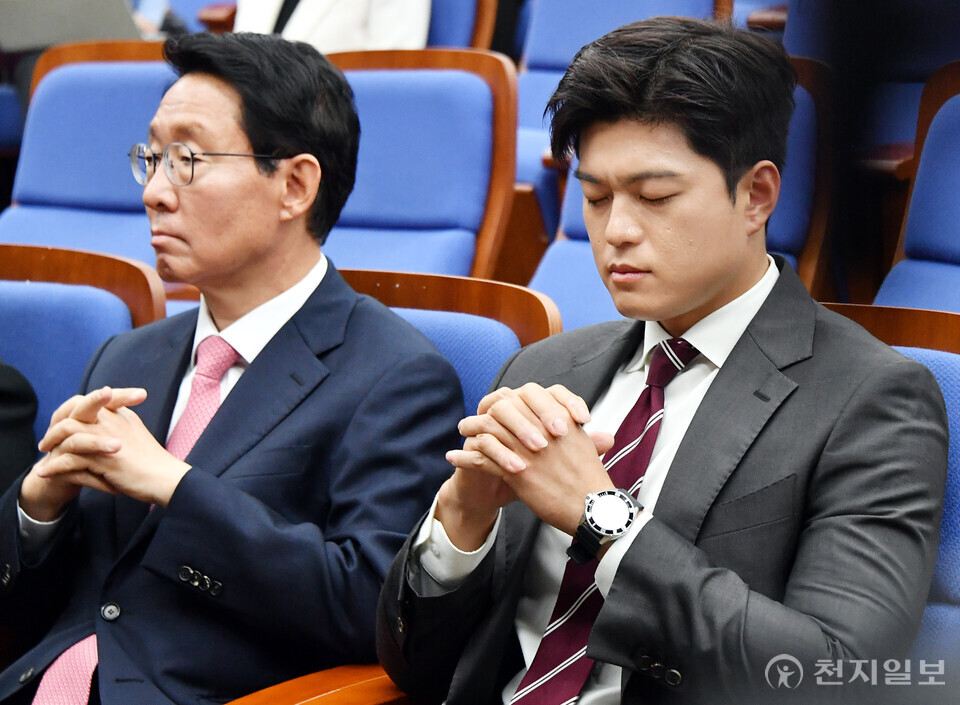 [포토] 의원총회 참석한 김용태