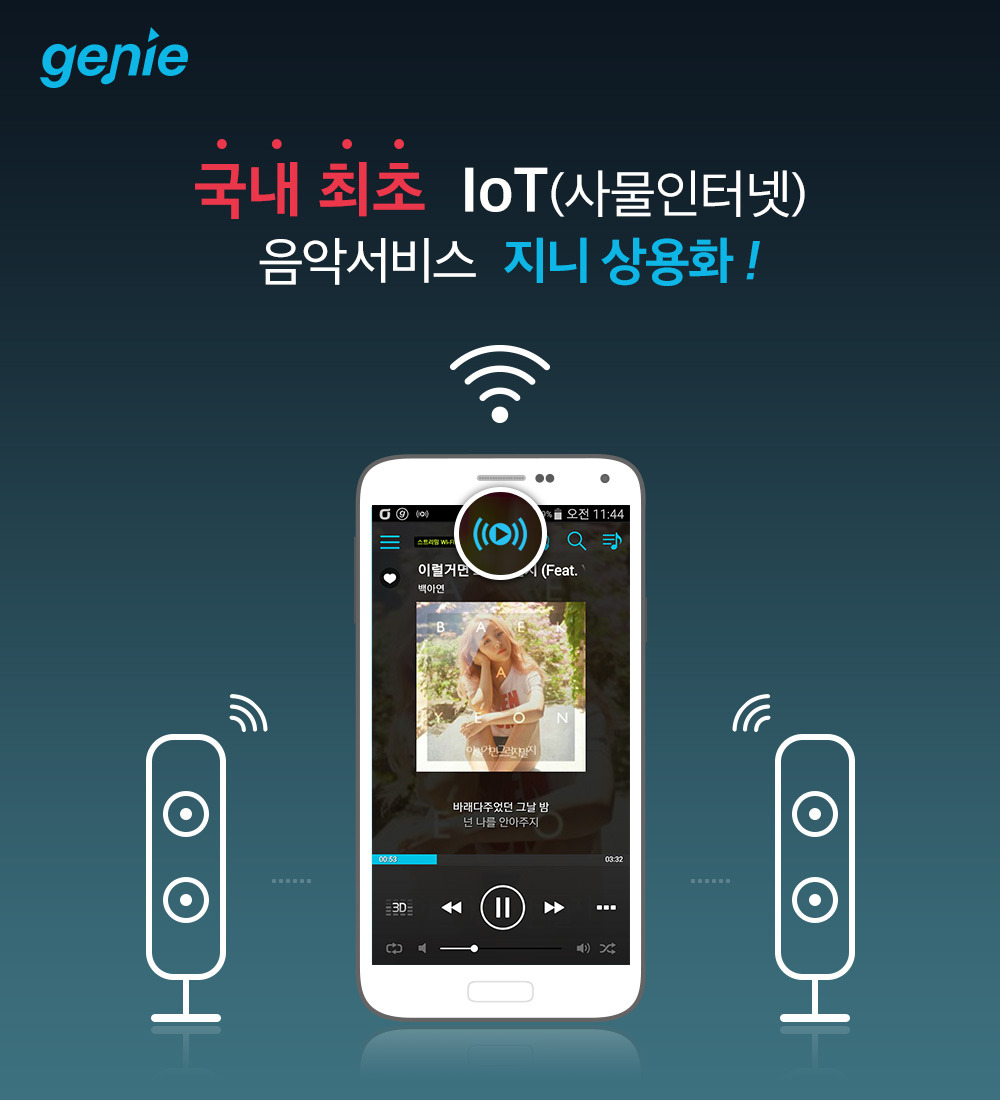KT뮤직, 지니 IoT 음악서비스 상용화