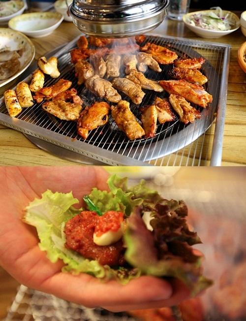 가을여행 강촌맛집 우미숯불닭갈비를 즐기다.