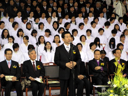 [화보1]2008인천광역시기독교총연합회 부활절연합예배