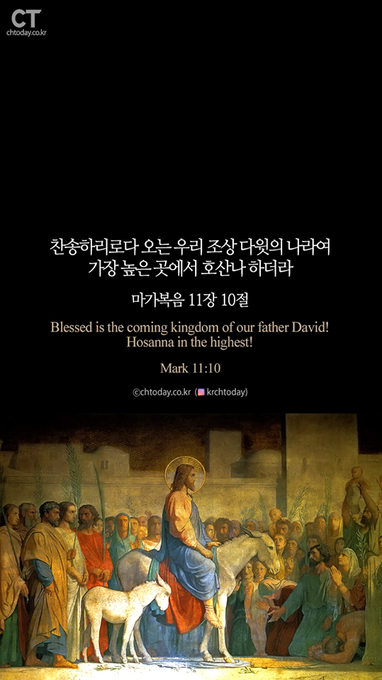 [오늘의 묵상] 호산나
