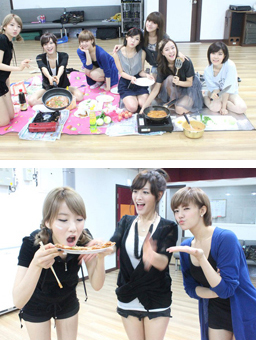 레인보우 부침개 잔치 비 내리는 날에는