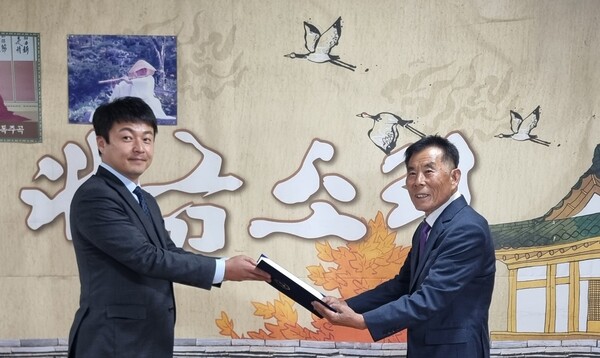 정우채 맘푸드시스템 대표, 찾아가는대금소리회 후원회장되다