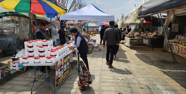 담양군수 재선거 앞두고 창평시장 가보니…