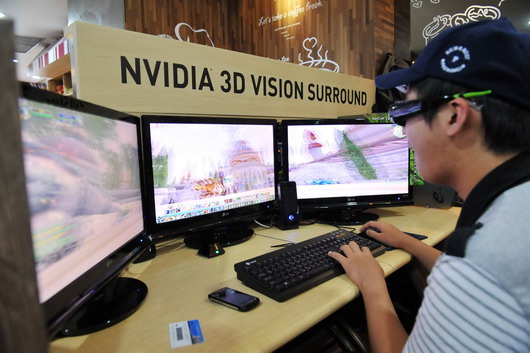 엔비디아, 3D 비전 게임 체험 길드 모집