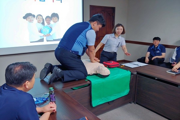 경남   양산소방서, 포스텍전자(주) 대상 찾아가는 소방안전교육 실시