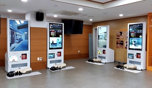 대한안전교육협회, 통합안전체험 솔루션 키오스크 세종소방본부에 설치