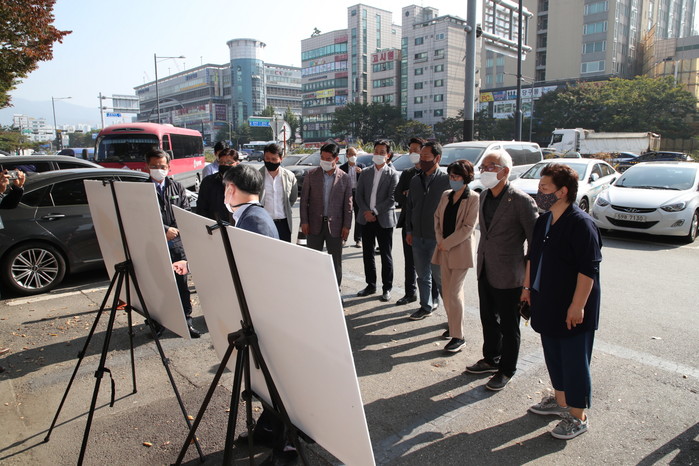 성남시의회 도시건설위원회 대형공사현장 민원점검 실시