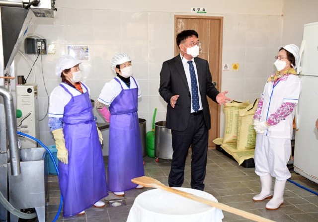 김종효 광주광역시 행정부시장, 광산구 노인일자리 현장 방문