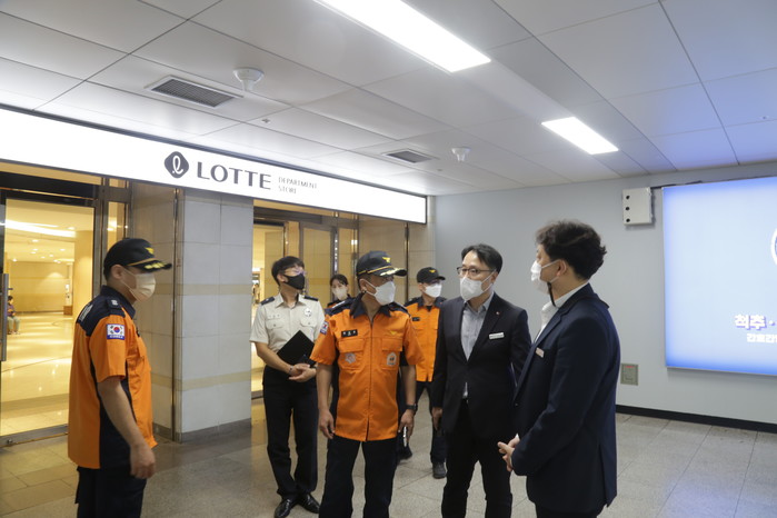 일산소방서, ‘롯데백화점 일산점’찾아 화재예방 컨설팅 실시