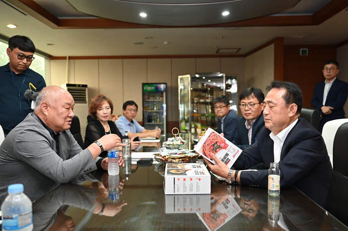 이충우 여주시장, 세진식품(주) 현장 방문