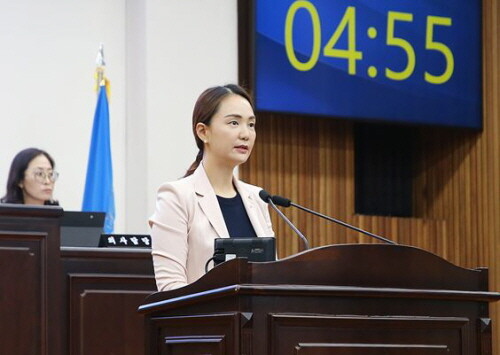이유경 남동구의원, 무장애 통합 놀이터 조성 제안