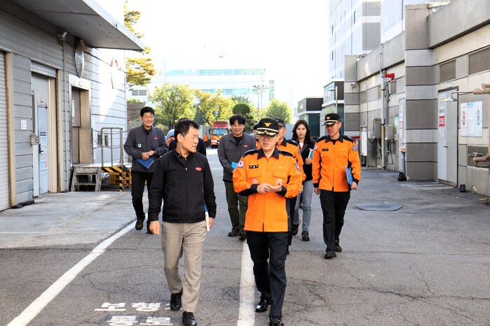 시흥소방서, 한미정밀화학(주) 현장안전컨설팅 실시