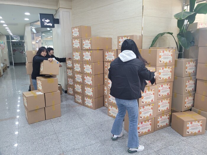 안산시, 안산동산교회 등 3개 교회로부터 드림스타트 아동 위한 후원물품 기탁 받아