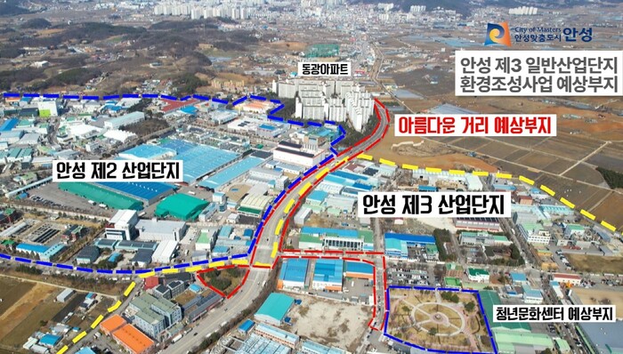 안성시 산업통상자원부 산업단지 환경개선사업 공모 선정