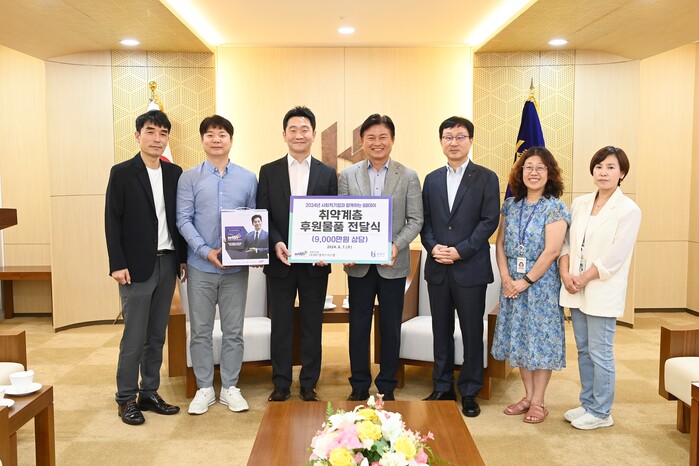 사회적기업 위드플러스시스템, 부천시에 라면선물세트 기부