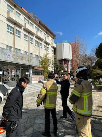 해남소방서, 노인 요양시설 화재예방을 위한 소방훈련
