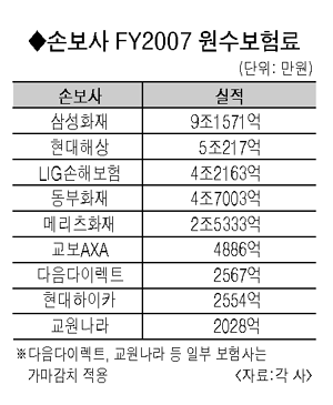 손보사 지난해 “재미 좀 봤다”