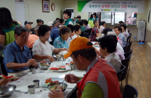 말복 맞이 ‘맛있는 나눔’ 캠페인 진행