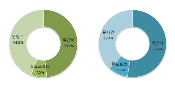 지역언론 첫 공동조사, 박근혜 48.4%, 안철수 44.0%