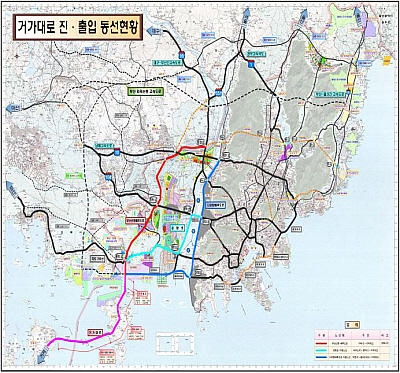 거가대교 교통정체 녹산공단 뚫어라