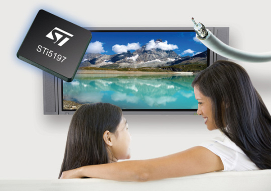 ST, 中 디지털TV 부가가치 서비스 성장 주도