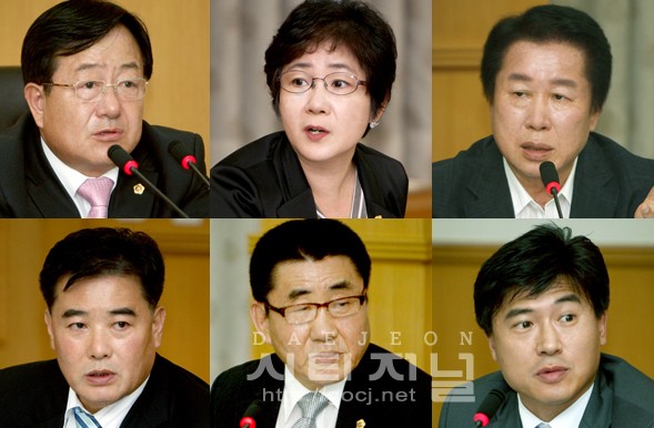 대전시의회 산건위 행감  시선 집중