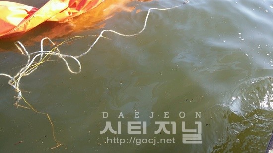 예당호 또 다시 기름유출 사고 발생