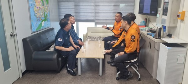 대전서부소방서, 가수원지구대 경찰 대상 소방안전교육